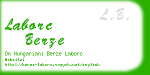 laborc berze business card